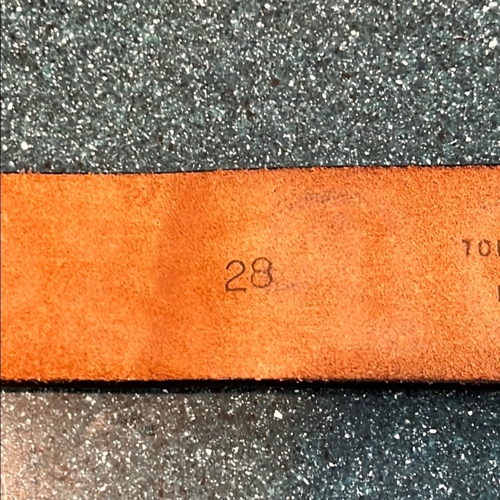 vintage Hand tooled leather belt "Jo Ann" Made in USA - Picture 8 of 14
